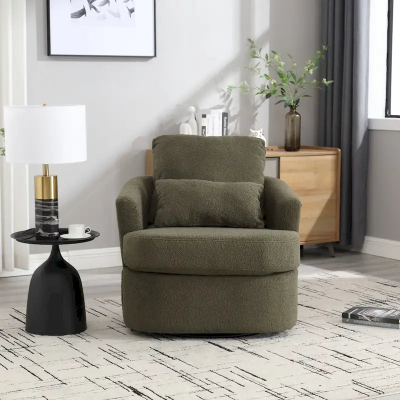 Fauteuil pivotant, Fauteuil club rond, Fauteuil crapaud