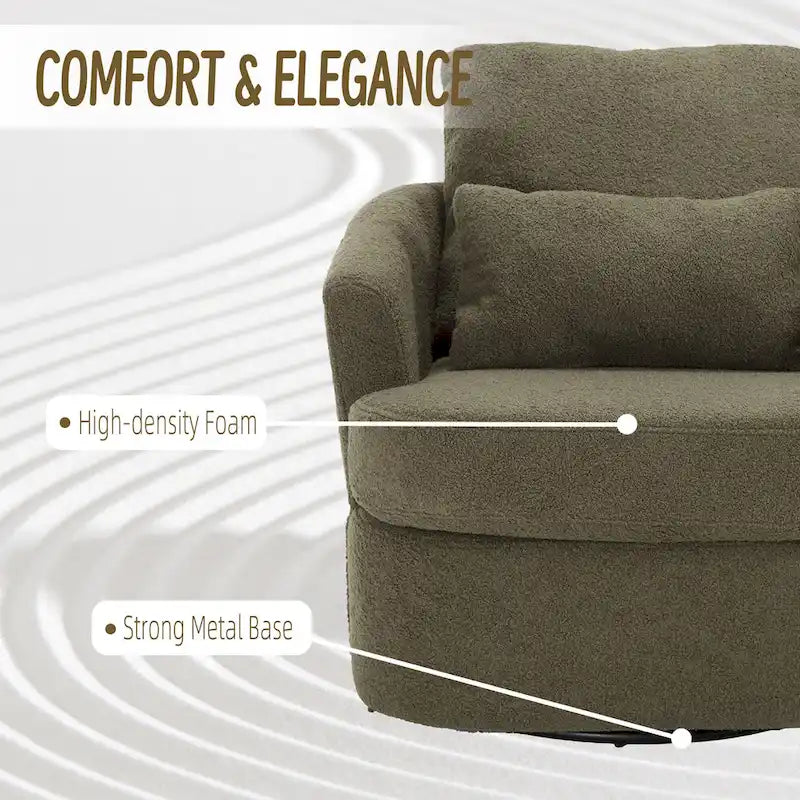 Fauteuil pivotant, Fauteuil club rond, Fauteuil crapaud