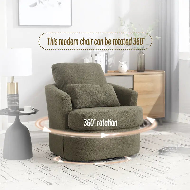 Fauteuil pivotant, Fauteuil club rond, Fauteuil crapaud