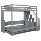 Lit escamotable double avec vérin hydraulique et bureau intégré