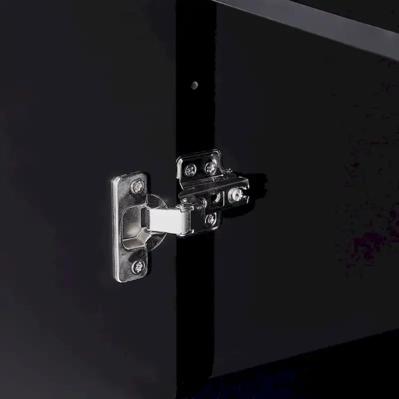 Armoire de rangement à 2 portes et 4 tiroirs pour salle de bain ou bureau