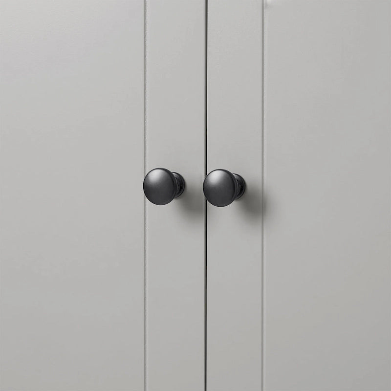 Armoire de rangement à 2 portes et 4 tiroirs pour salle de bain ou bureau