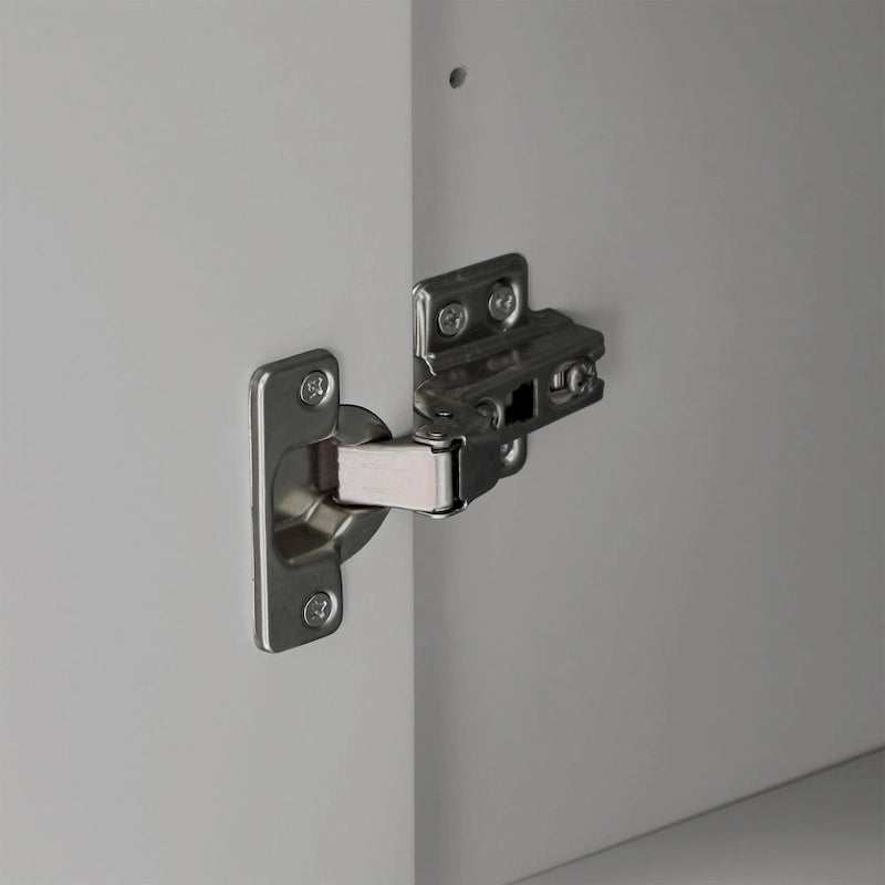 Armoire de rangement à 2 portes et 4 tiroirs pour salle de bain ou bureau