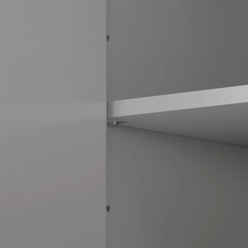 Armoire de rangement à 2 portes et 4 tiroirs pour salle de bain ou bureau