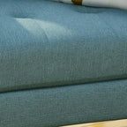 Fauteuil club capitonné en tissu, style milieu du siècle