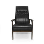 Fauteuil d'appoint moderne du milieu du siècle - 25,75 L x 31,50 P x 39,00 H