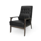 Fauteuil d'appoint moderne du milieu du siècle - 25,75 L x 31,50 P x 39,00 H