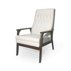 Fauteuil d'appoint moderne du milieu du siècle - 25,75 L x 31,50 P x 39,00 H