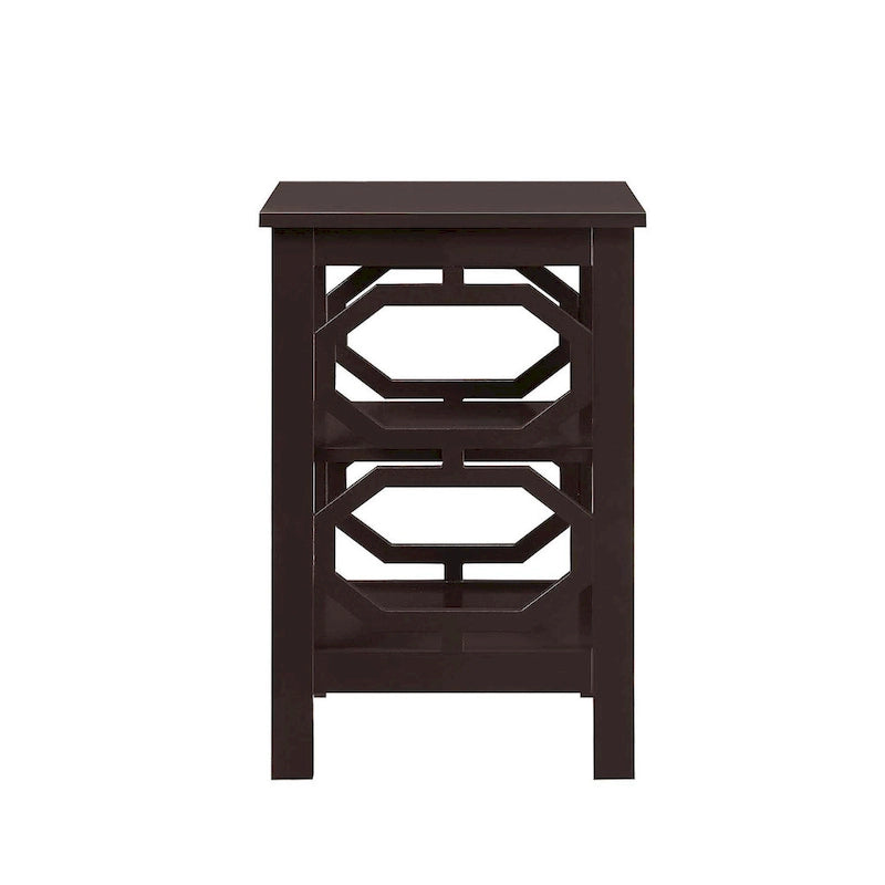 Table d'appoint Omega pratique avec étagères