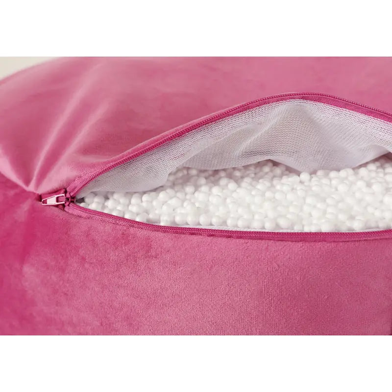 Pouf ottoman en velours