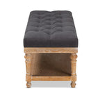 Banc de rangement moderne et rustique