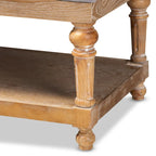 Banc de rangement moderne et rustique