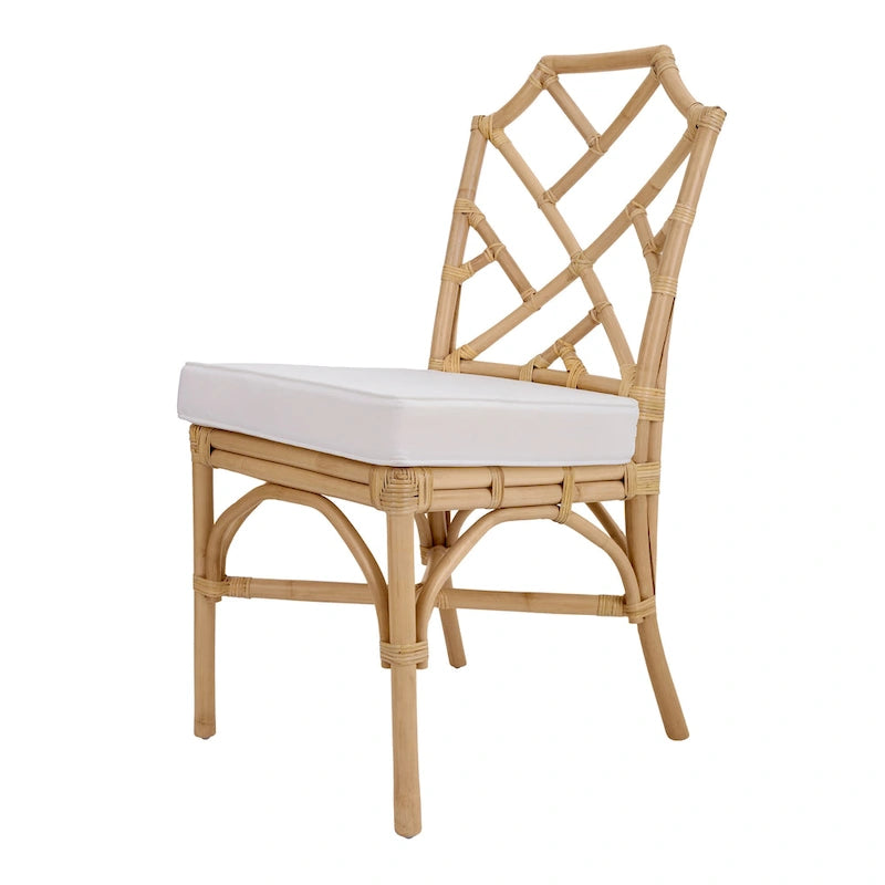 Chaises de salle à manger en rotin, (Lot de 2)