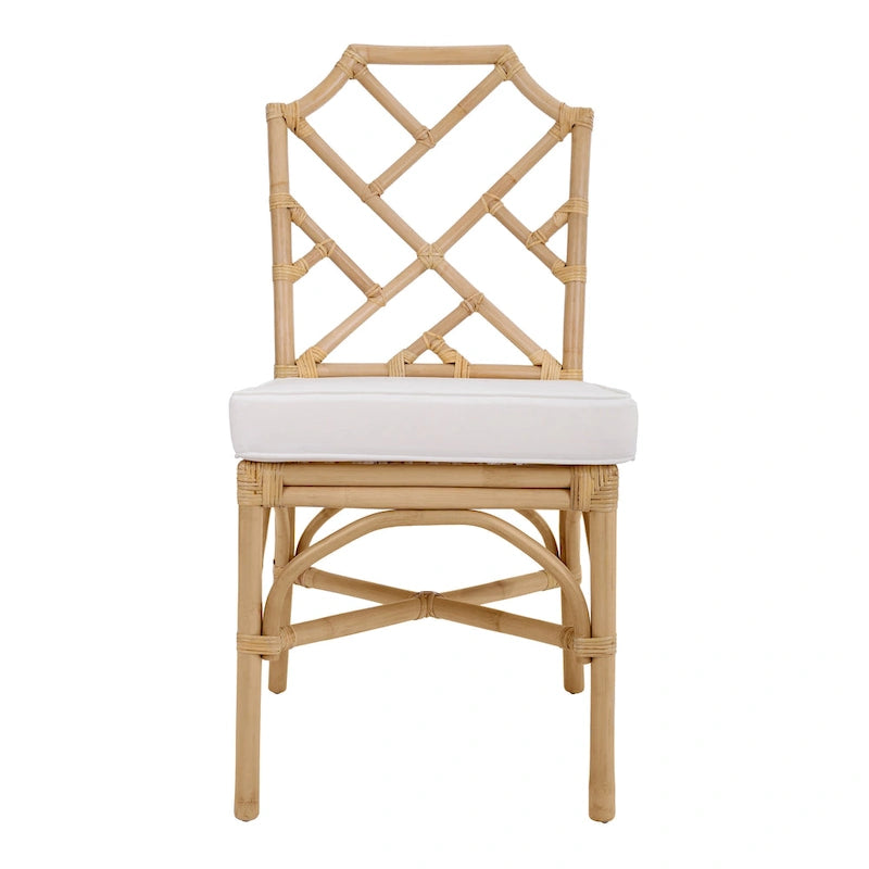 Chaises de salle à manger en rotin, (Lot de 2)