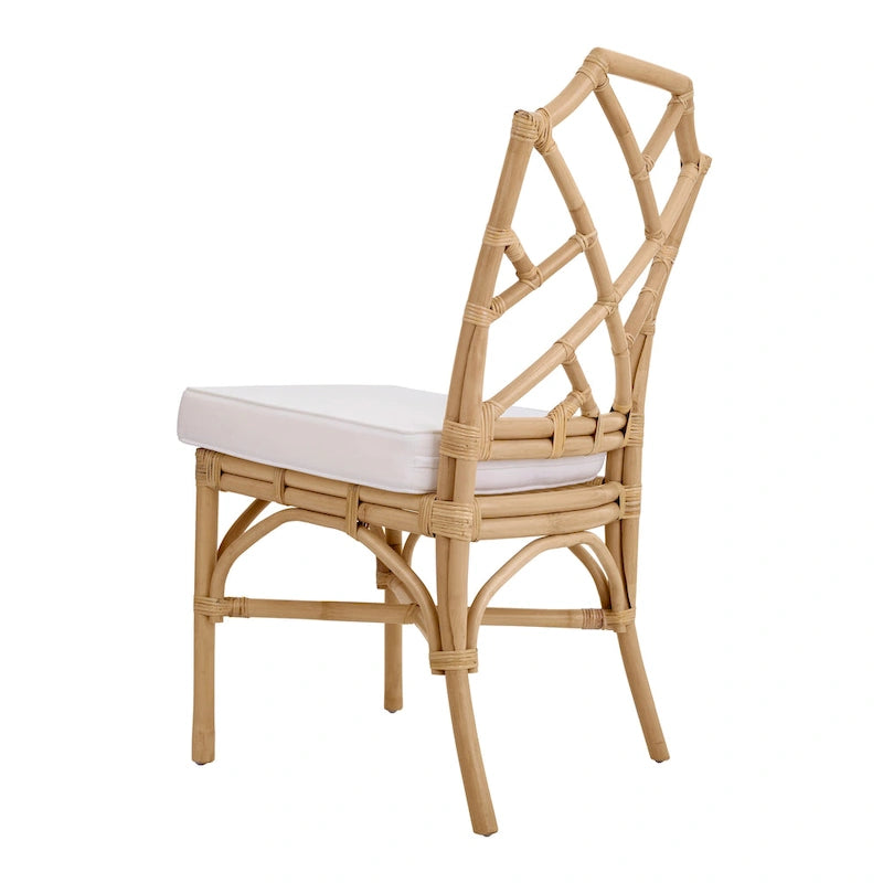 Chaises de salle à manger en rotin, (Lot de 2)