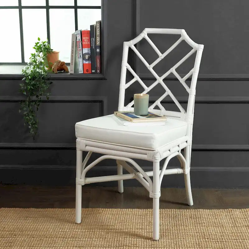Chaises de salle à manger en rotin, (Lot de 2)