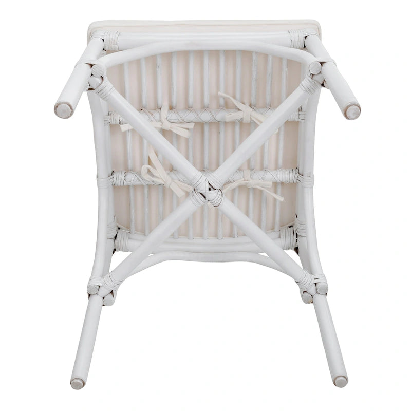 Chaises de salle à manger en rotin, (Lot de 2)