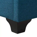 Lit tapissier Queen avec panneau rectangulaire