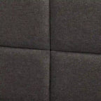 Lit tapissier Queen avec panneau rectangulaire
