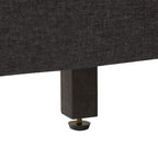 Lit tapissier Queen avec panneau rectangulaire