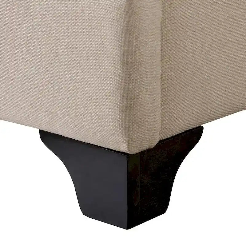 Lit rembourré à panneau rectangulaire Bellevue Queen