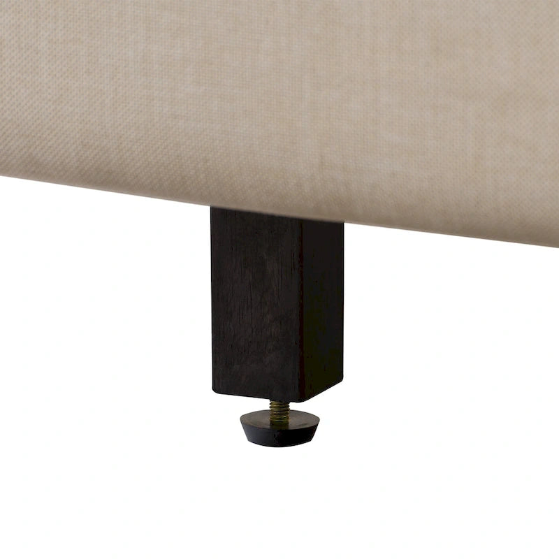 Lit rembourré à panneau rectangulaire Bellevue Queen