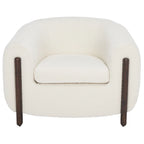 Fauteuil d'appoint dossier incurvé - 38 po L x 34 po P x 28 po H - 38Lx34Px28H