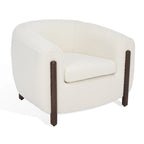 Fauteuil d'appoint dossier incurvé - 38 po L x 34 po P x 28 po H - 38Lx34Px28H