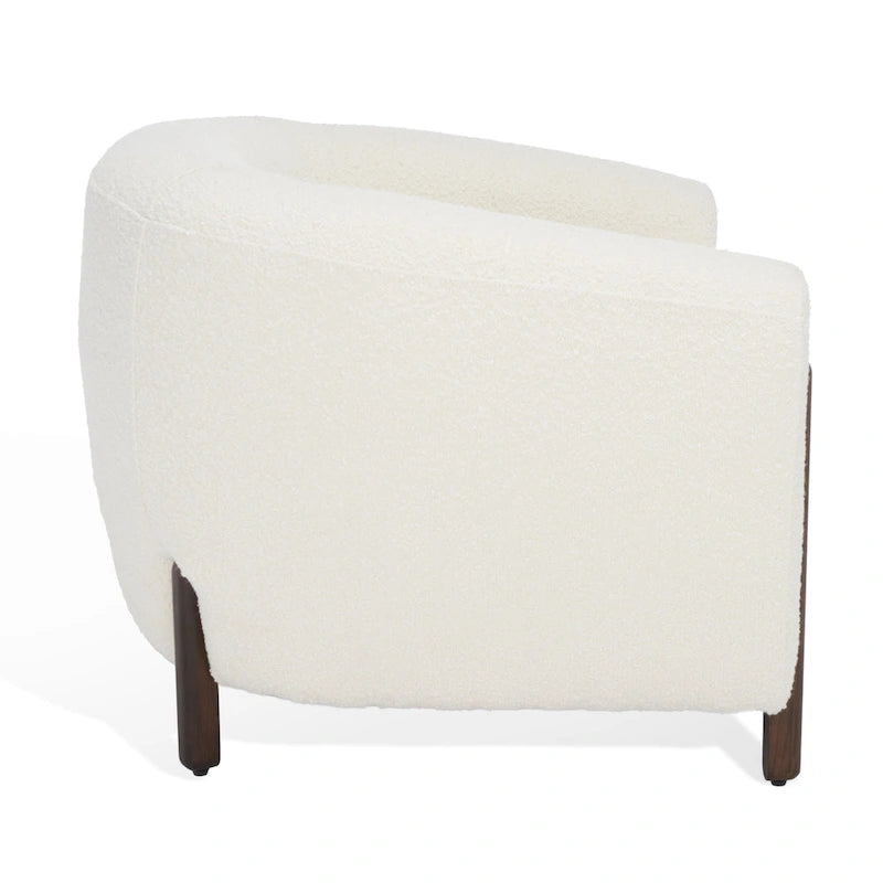 Fauteuil d'appoint dossier incurvé - 38 po L x 34 po P x 28 po H - 38Lx34Px28H