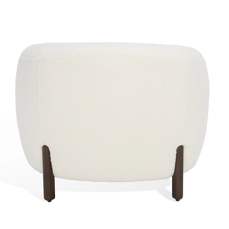 Fauteuil d'appoint dossier incurvé - 38 po L x 34 po P x 28 po H - 38Lx34Px28H