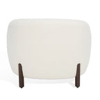 Fauteuil d'appoint dossier incurvé - 38 po L x 34 po P x 28 po H - 38Lx34Px28H