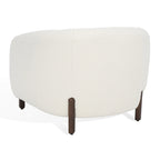 Fauteuil d'appoint dossier incurvé - 38 po L x 34 po P x 28 po H - 38Lx34Px28H