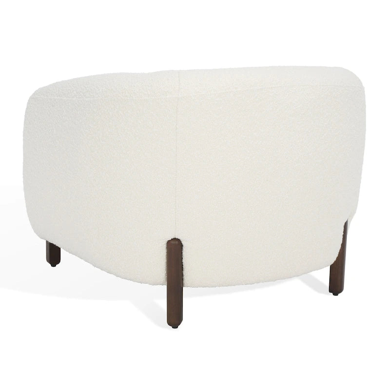 Fauteuil d'appoint dossier incurvé - 38 po L x 34 po P x 28 po H - 38Lx34Px28H