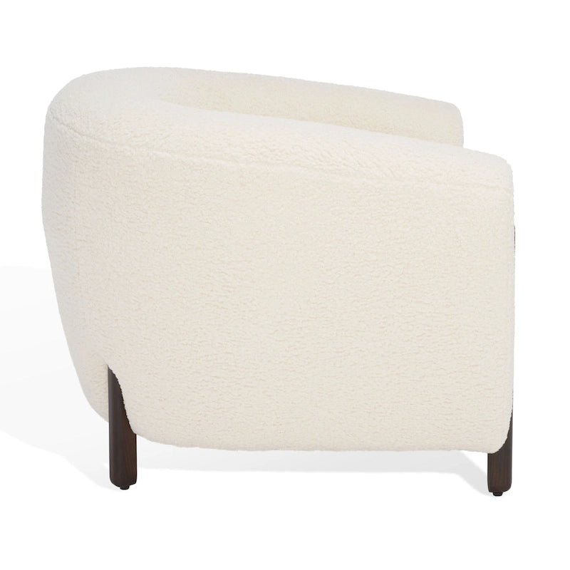 Fauteuil d'appoint dossier incurvé - 38 po L x 34 po P x 28 po H - 38Lx34Px28H