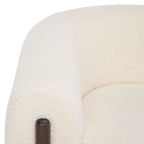 Fauteuil d'appoint dossier incurvé - 38 po L x 34 po P x 28 po H - 38Lx34Px28H