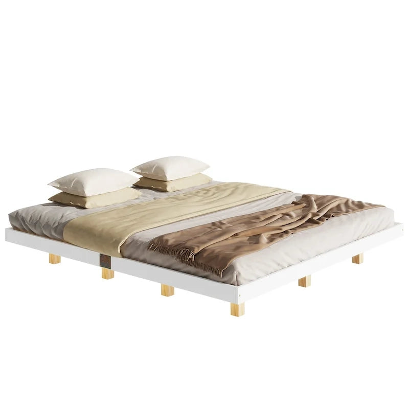 Lit flottant King Size avec lumières LED