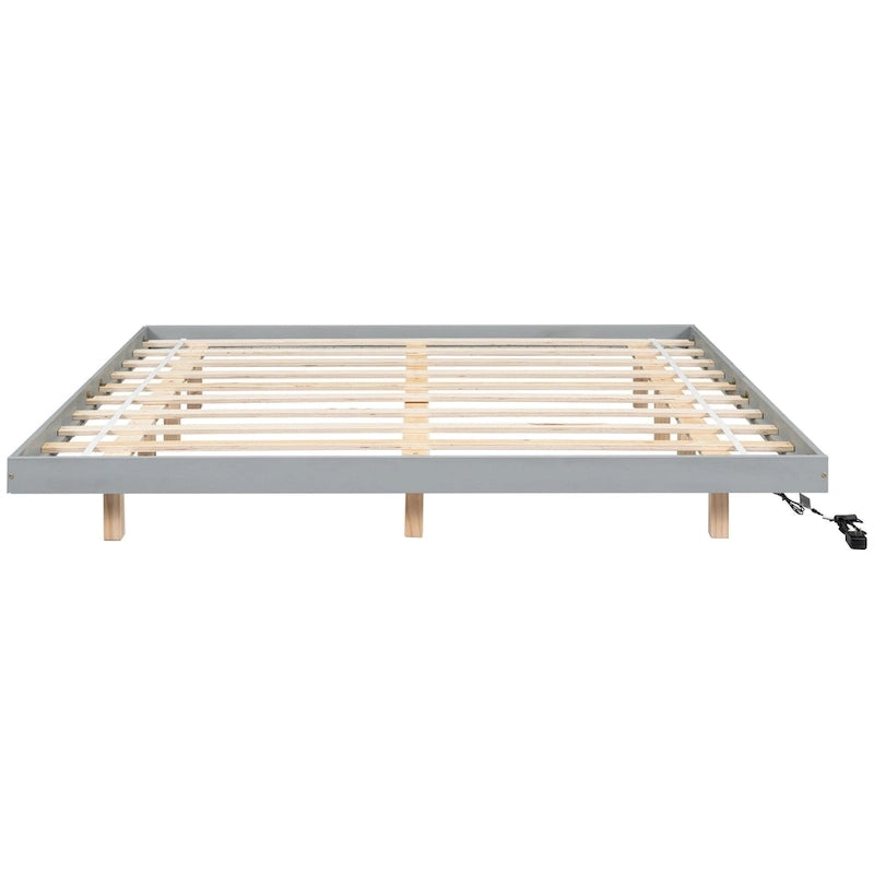Lit flottant King Size avec lumières LED