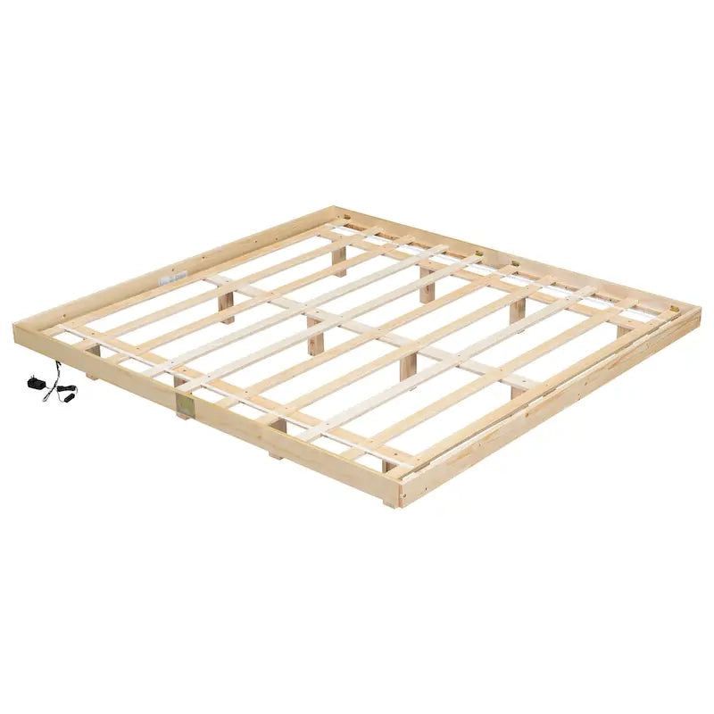 Lit flottant King Size avec lumières LED