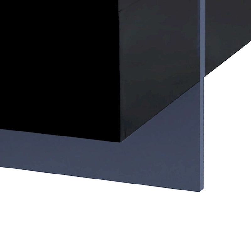 Table basse unique et élégante en bois avec plateau coulissant extensible