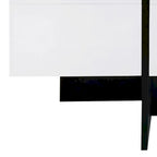 Table basse unique et élégante en bois avec plateau coulissant extensible