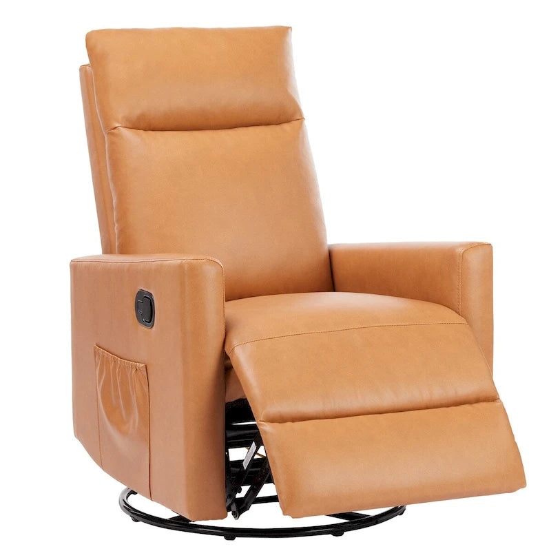 Fauteuil inclinable manuel, 8 modes de massage différents, marron